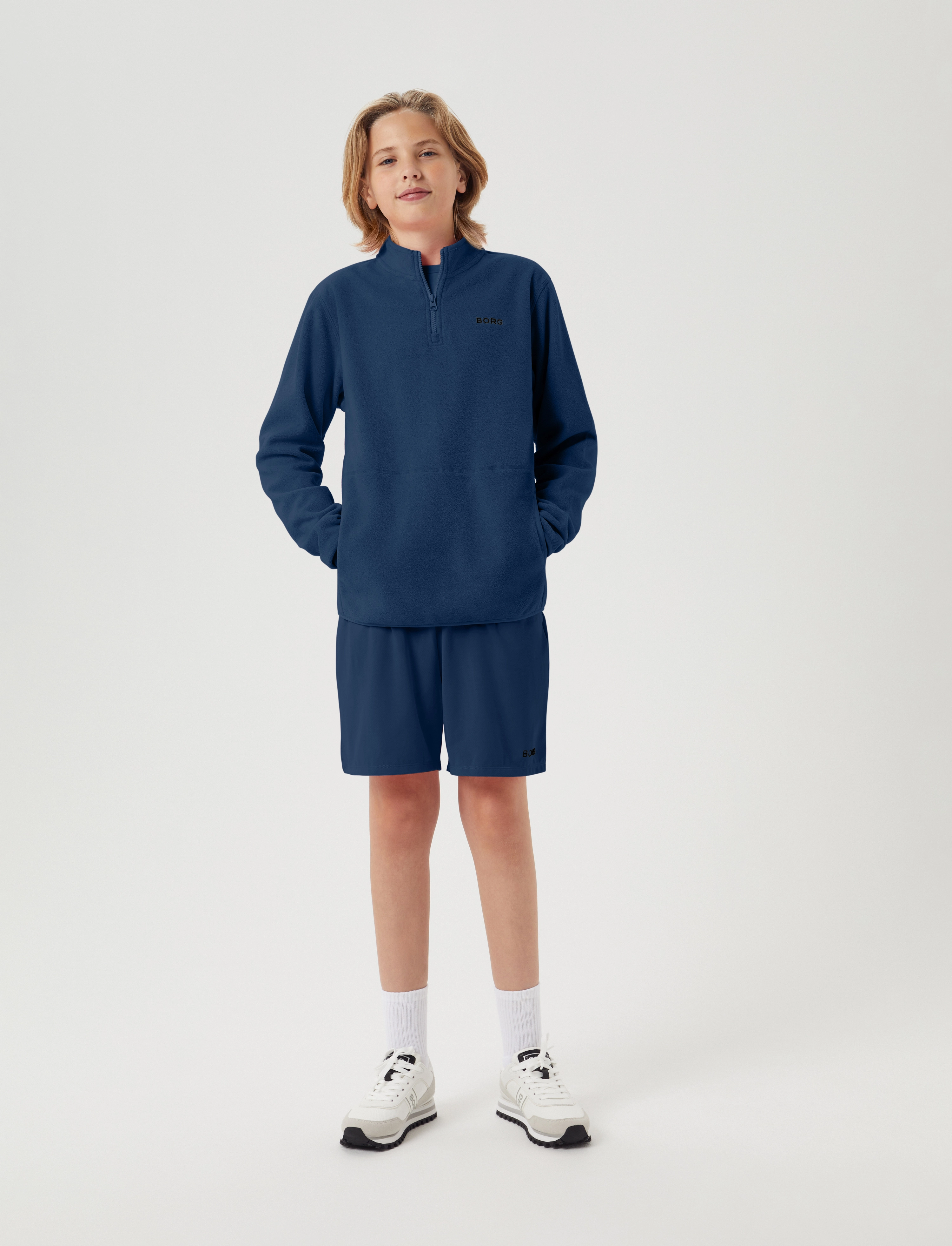 Björn Borg - BORG HALF ZIP FLEECE - blue wing teal - 5