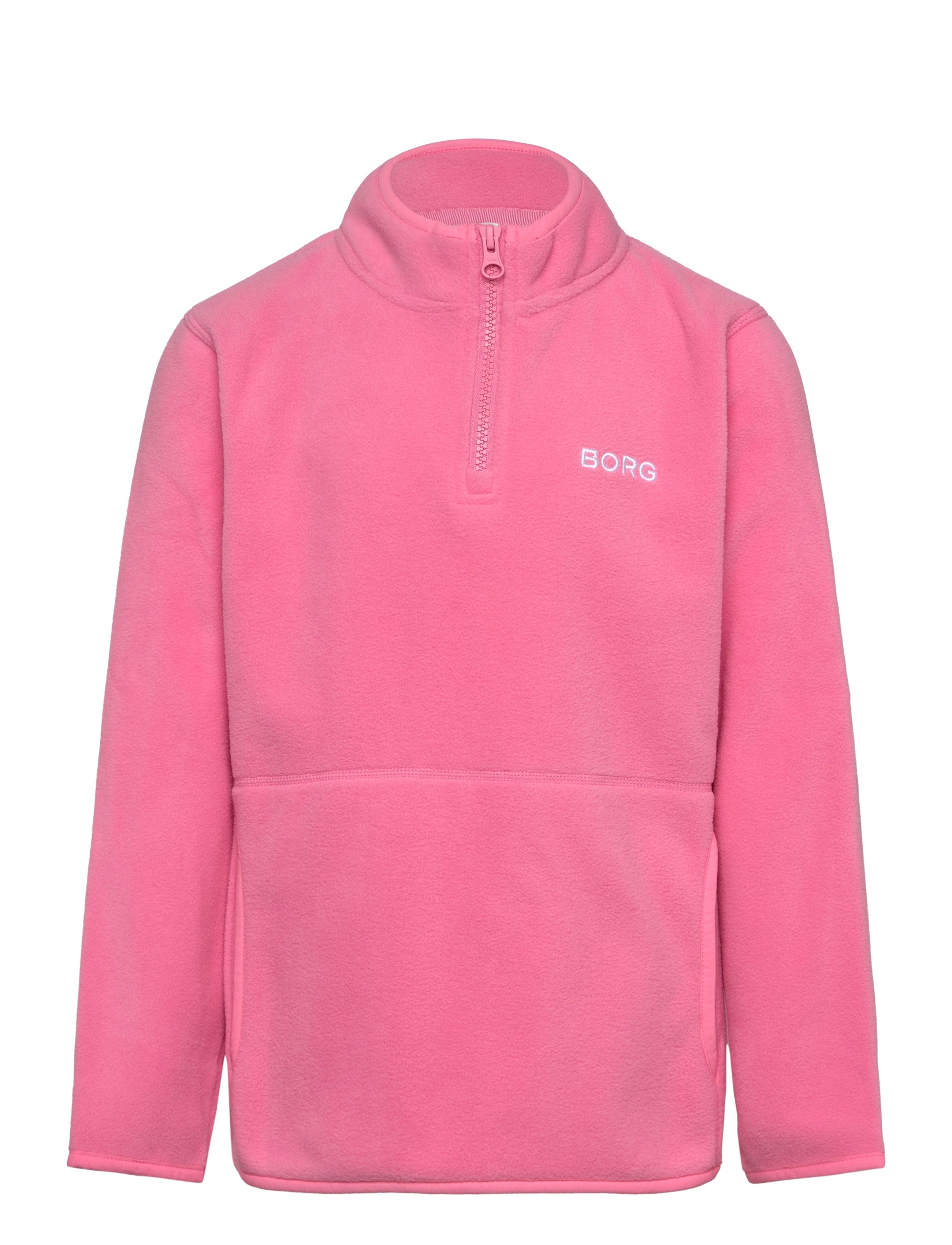 BORG HALF ZIP FLEECE - MORNING GLORY