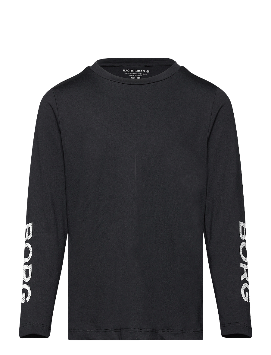 Björn Borg - BORG LONG SLEEVE T-SHIRT - black beauty - 1