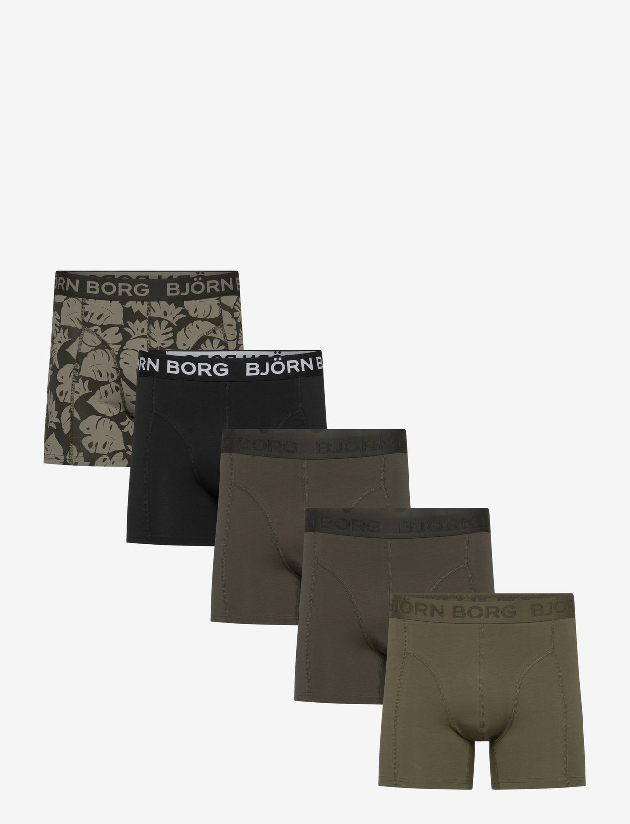 Björn Borg - COTTON STRETCH BOXER 5p - multipack underpants - multipack 5 - 0