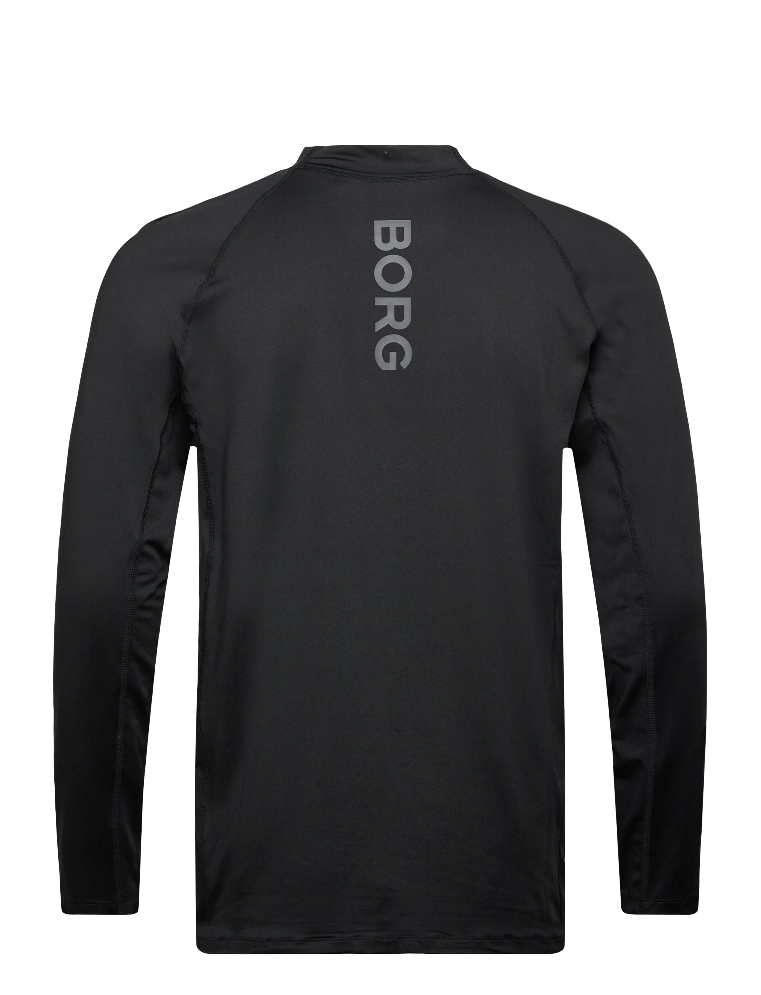 Björn Borg - BORG MOCK NECK LS T-SHIRT - pikkade varrukatega alussärgid - black beauty - 1