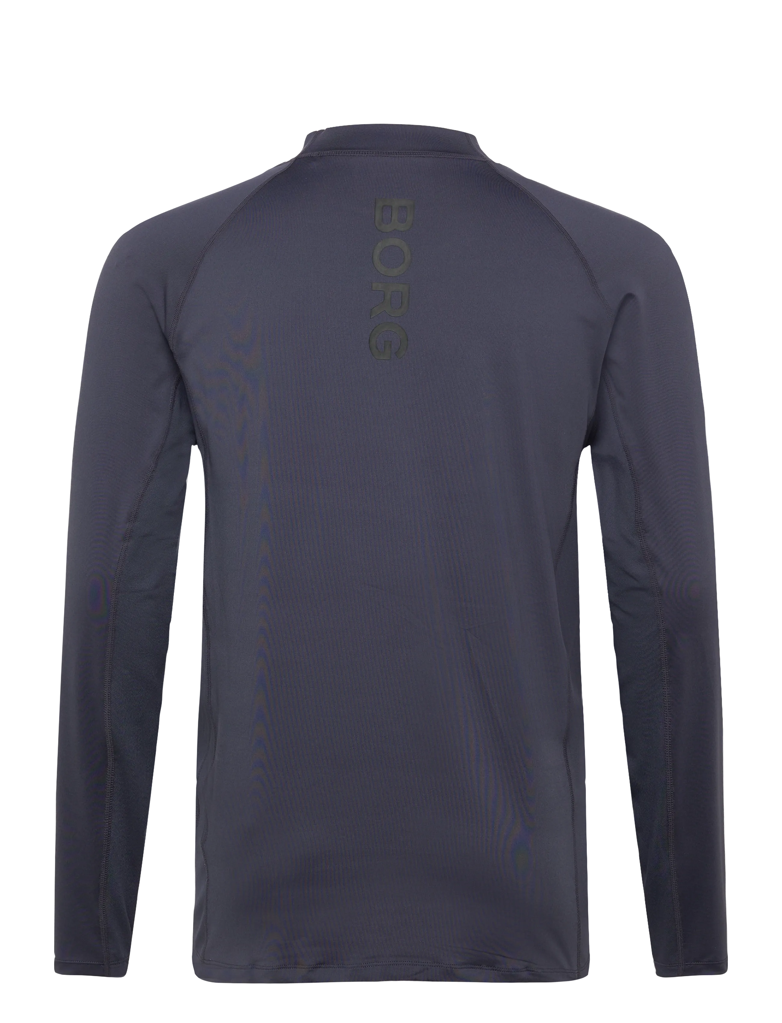 Björn Borg - BORG MOCK NECK LS T-SHIRT - langerma bolir - odyssey gray - 1