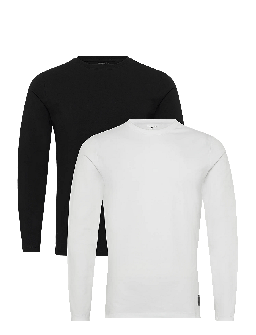 Björn Borg - CORE SLIM LONG SLEEVE T-SHIRT 2p - pyjama tops - multipack 3 - 0