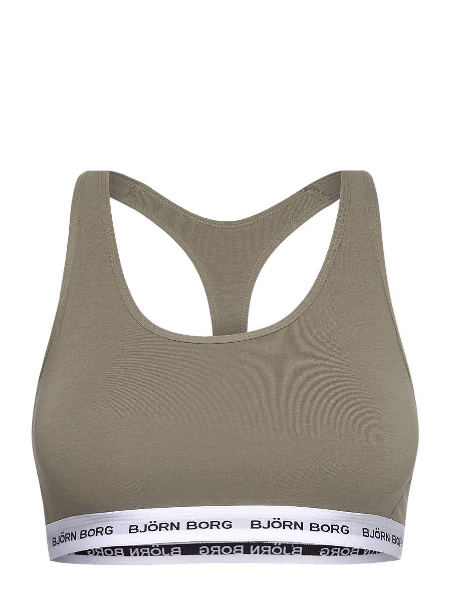 Björn Borg - CORE LOGO SOFT TOP 1p - urheiluliivit - vetiver - 0