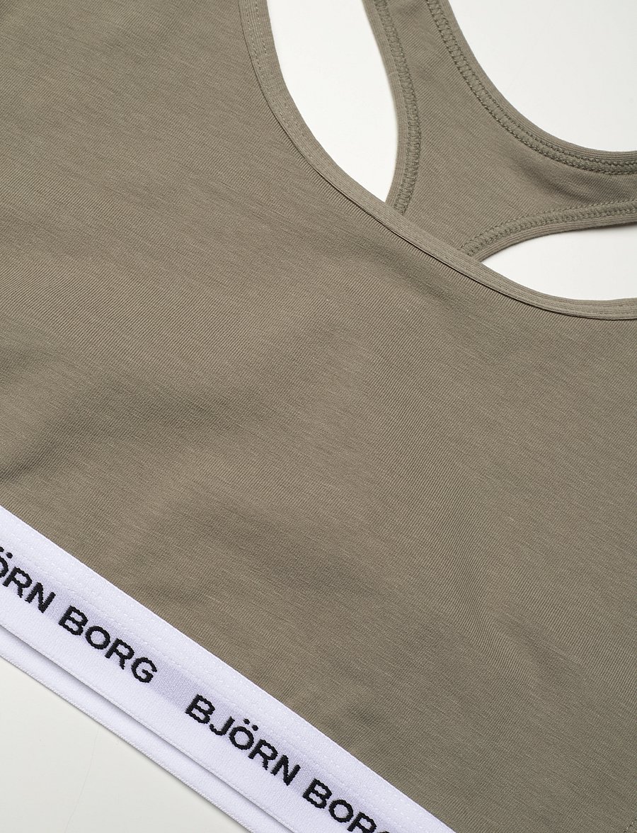Björn Borg - CORE LOGO SOFT TOP 1p - urheiluliivit - vetiver - 2