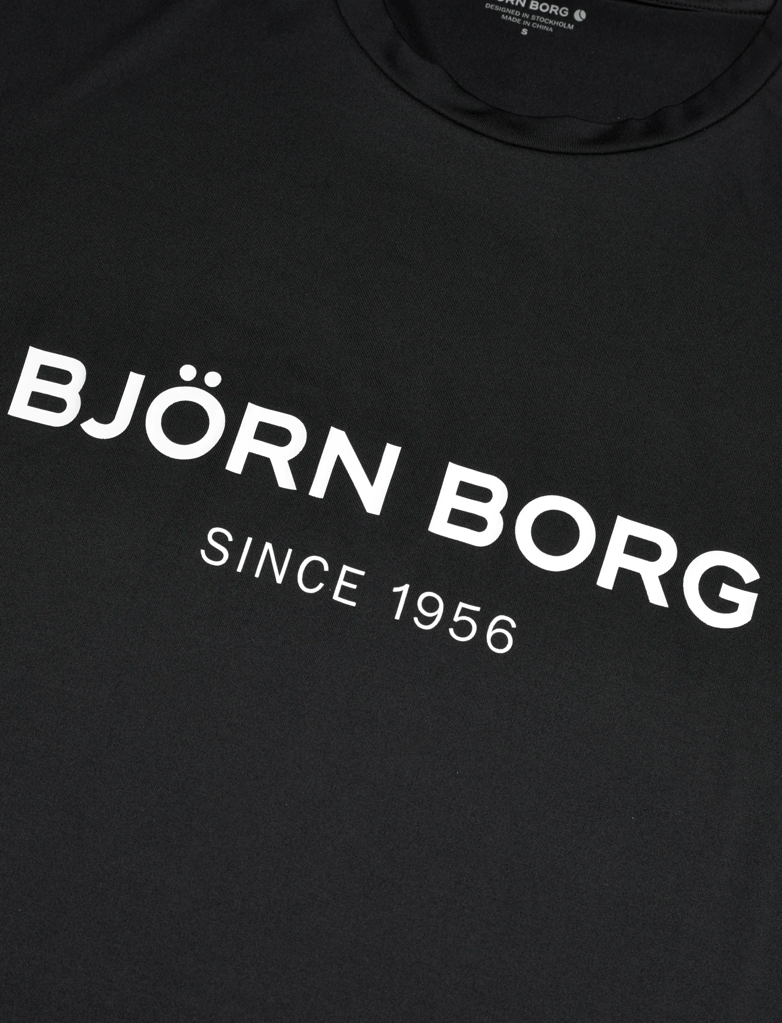 Björn Borg - BORG SPORT T-SHIRT - toppar og stuttermabolir - black beauty - 2