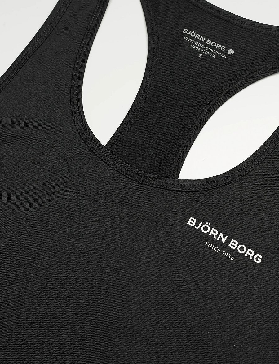 Björn Borg - BORG SPORT TANK - toppar & t-shirts - black beauty - 2