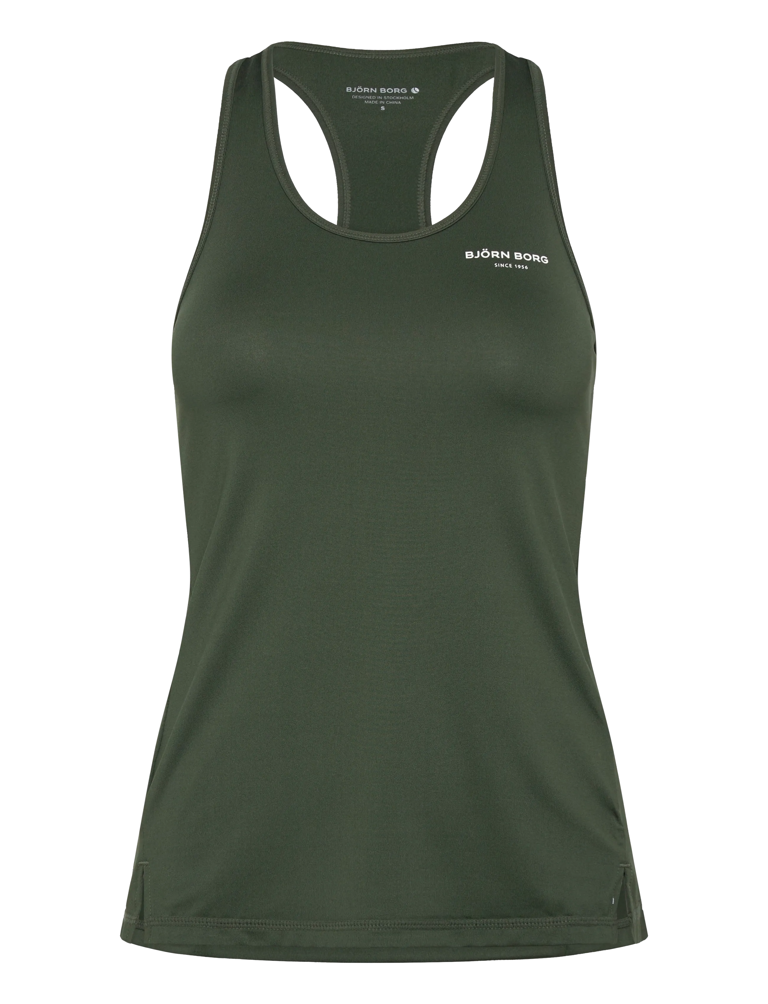 Björn Borg BORG SPORT TANK - Offres - KOMBU GREEN / white