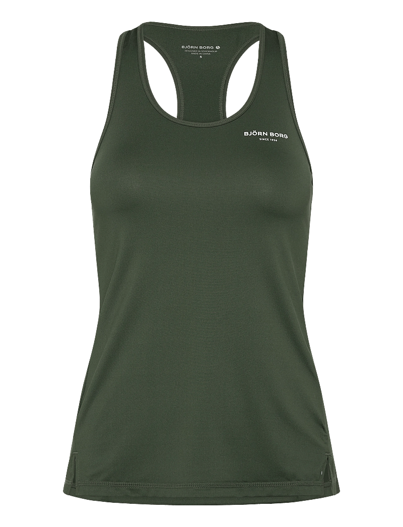 Björn Borg - BORG SPORT TANK - Õlapaeltega pluusid - kombu green - 0