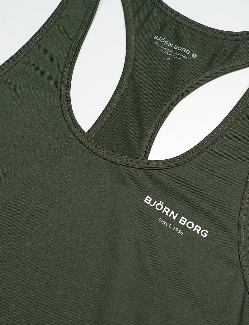 Björn Borg - BORG SPORT TANK - Õlapaeltega pluusid - kombu green - 2