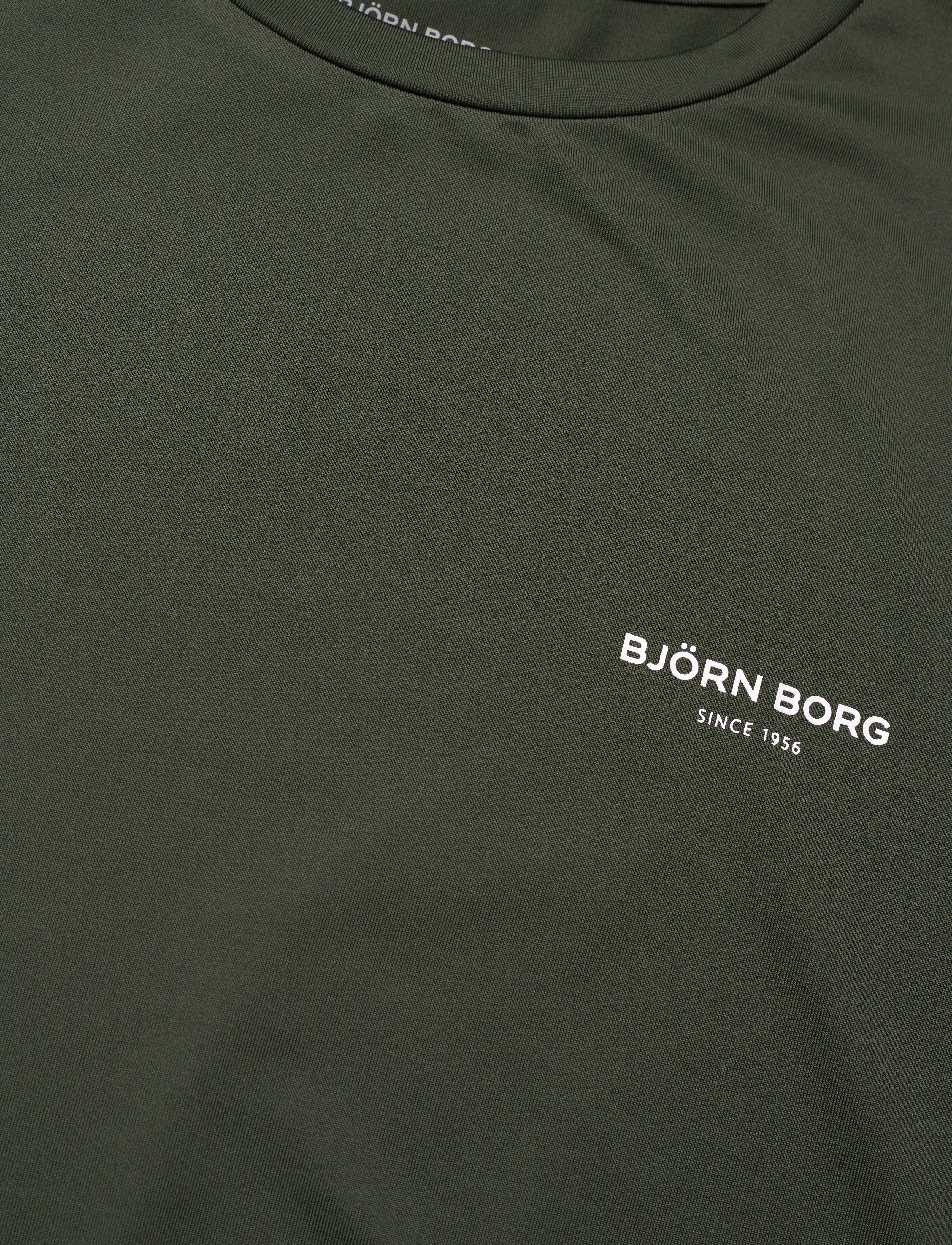 Björn Borg - BORG SPORT REGULAR T-SHIRT - kombu green - 2