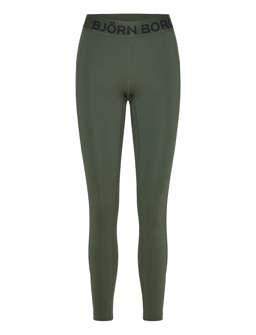 Björn Borg - BORG SPORT TIGHTS - täispikkus - kombu green - 0