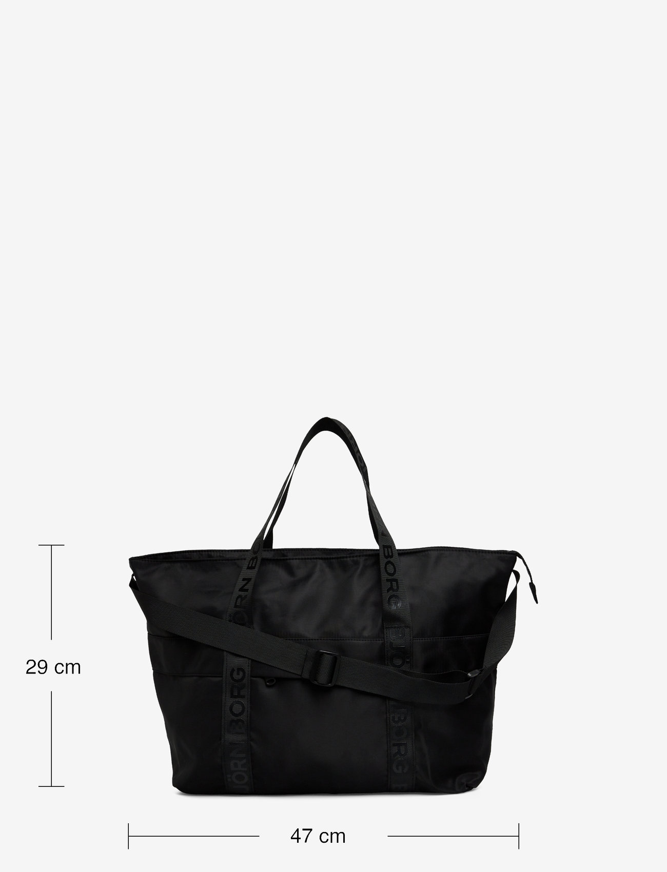 Björn Borg - BORG CLASSIC TOTE - træningstasker - black beauty - 4