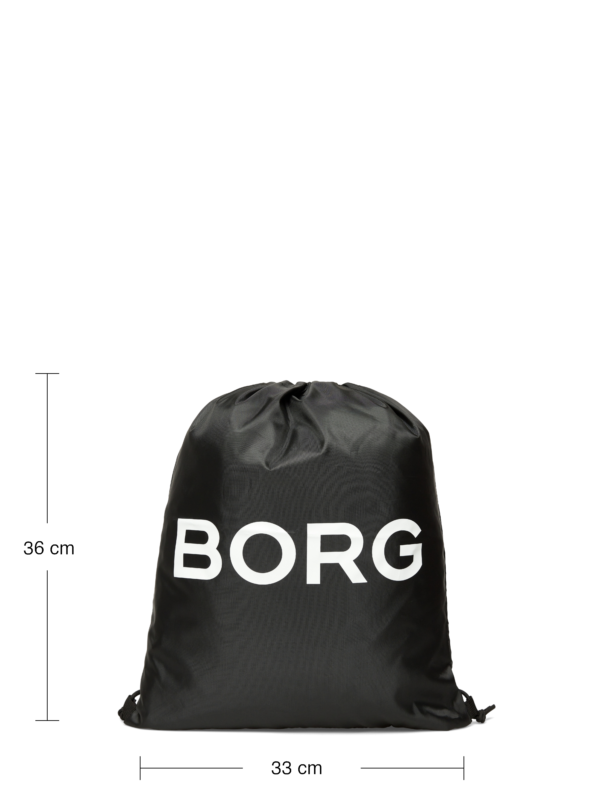 Björn Borg - BORG JUNIOR DRAWSTRING BAG 15L - gym bags - black beauty - 5