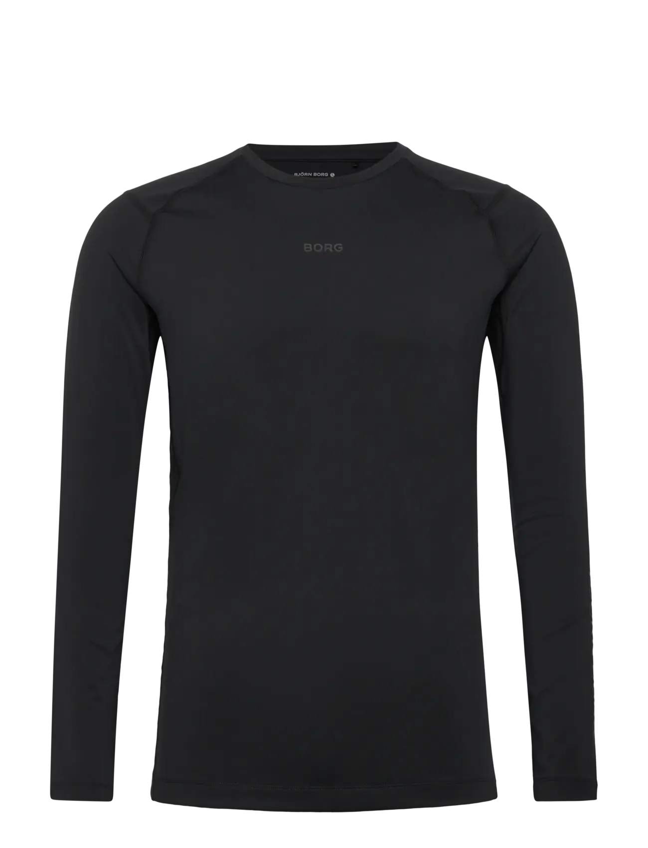 Björn Borg BORG SOFT COMPRESSION LS T-SHIRT - Winter deals - BLACK BEAUTY / black