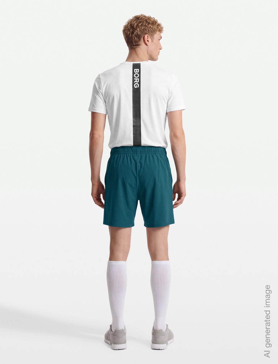 Björn Borg - ACE SPORTS 8" SHORTS - trainingsshorts - reflecting pond - 4