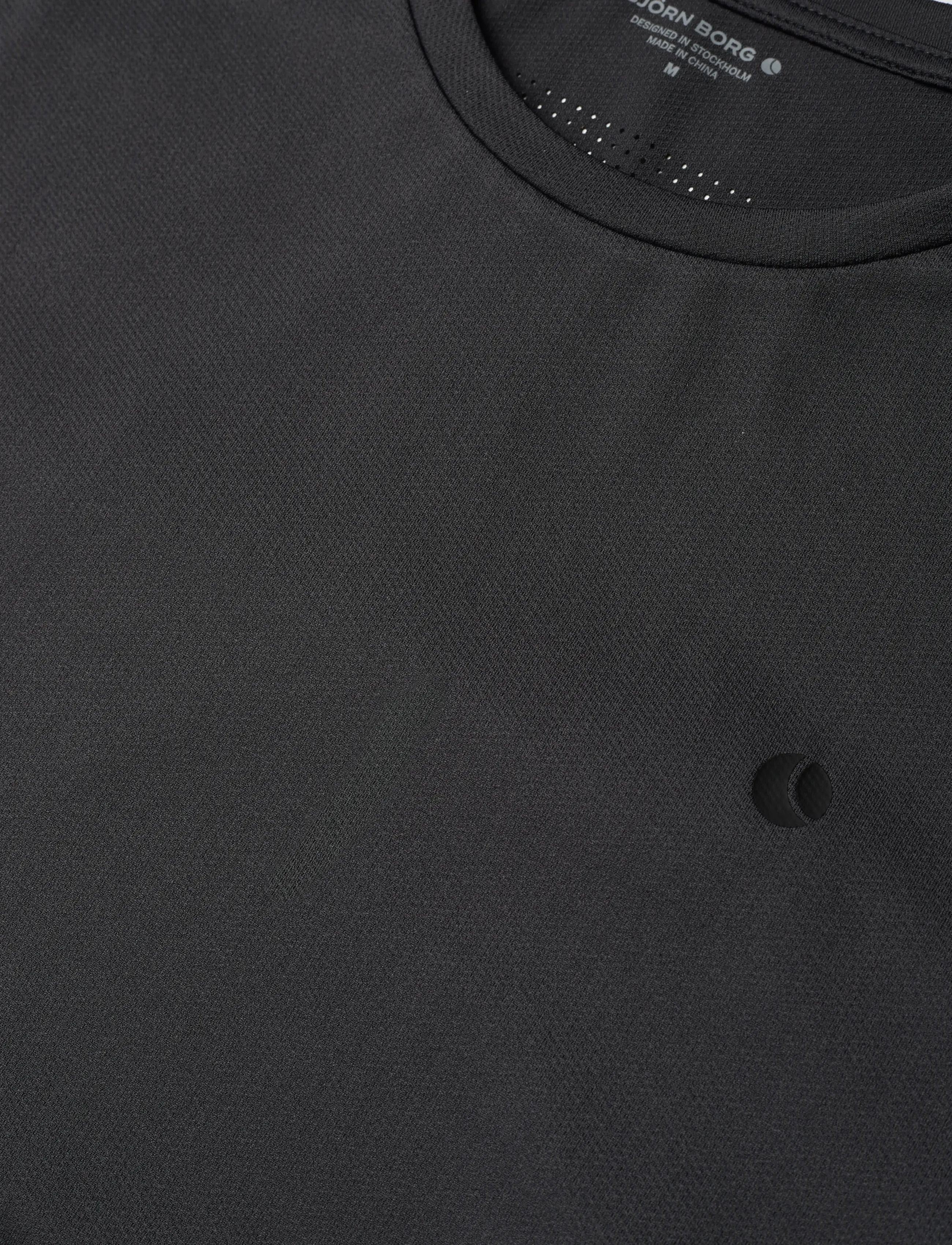 Björn Borg - ACE MESH PANEL T-SHIRT - t-shirts - asphalt - 2