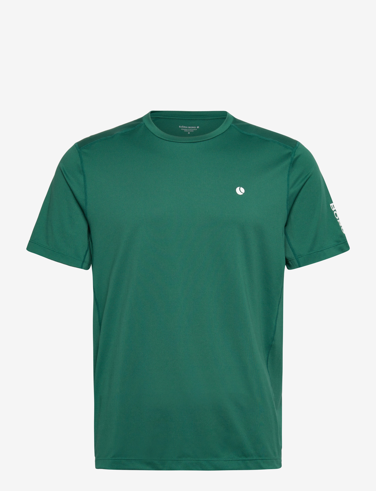 Björn Borg - ACE MESH PANEL T-SHIRT - t-shirts - posy green - 0