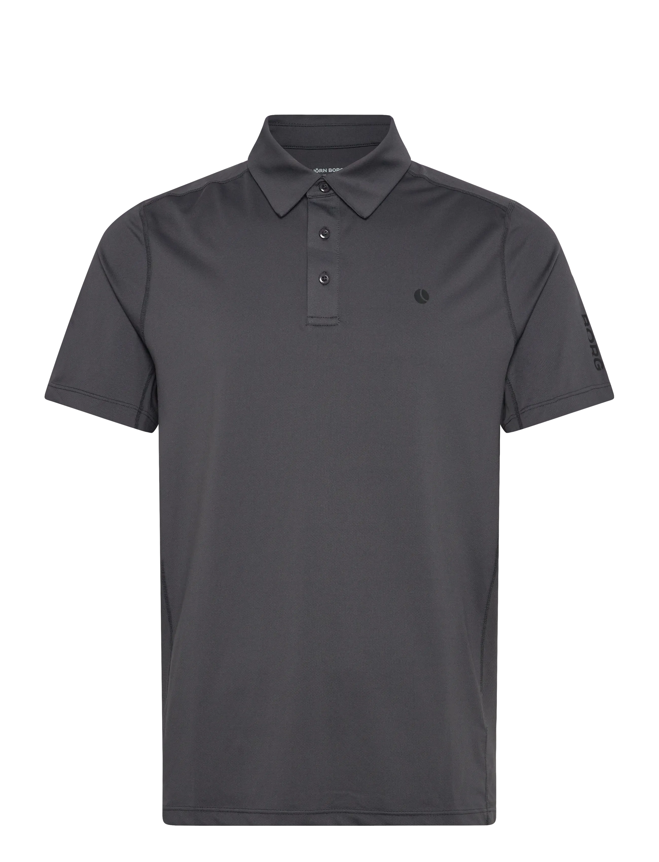 Björn Borg Ace Mesh Panel Polo Shirt, Mænd, Mesh Panel Poloshirt, Grå, Str: S
