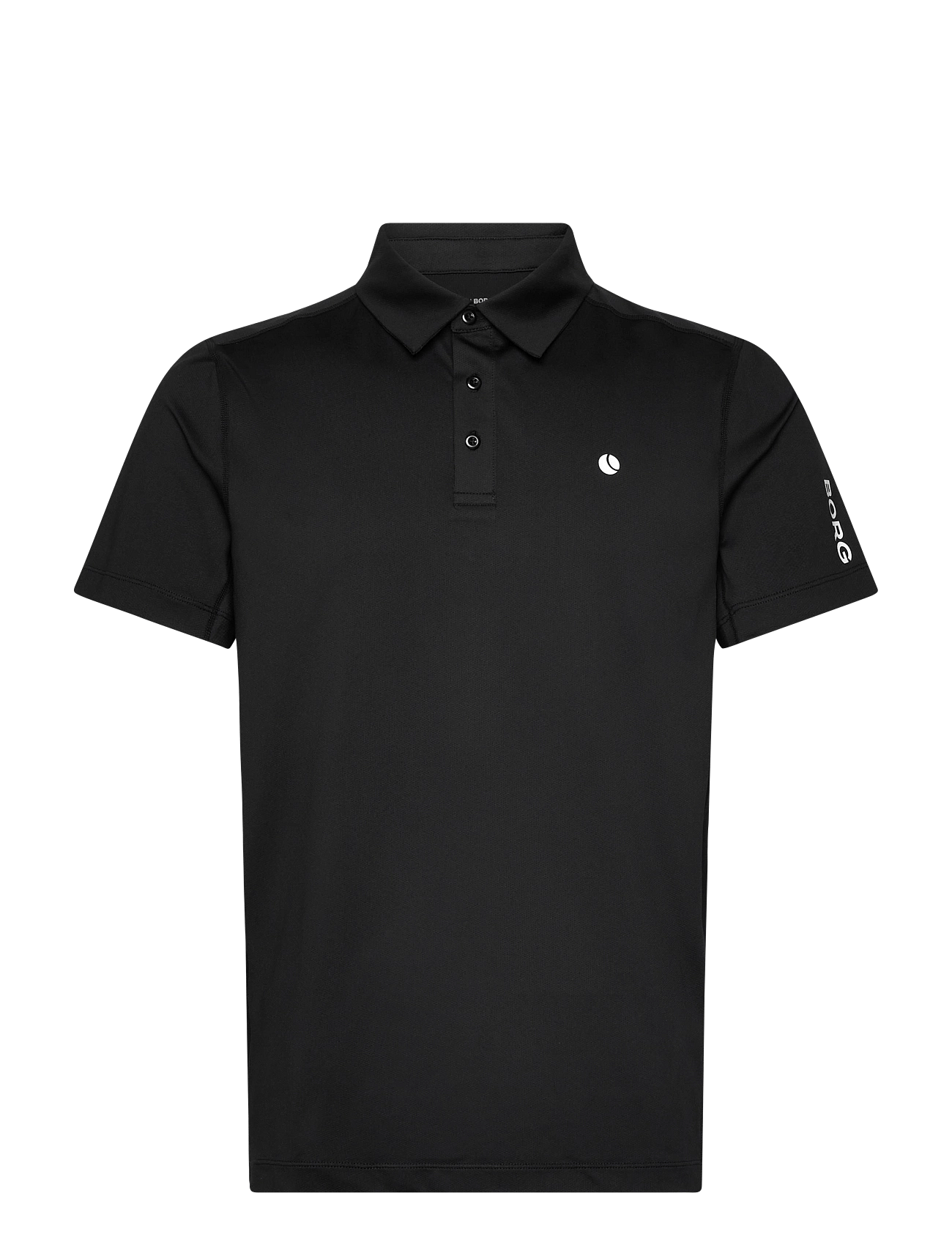 ACE MESH PANEL POLO SHIRT - BLACK BEAUTY