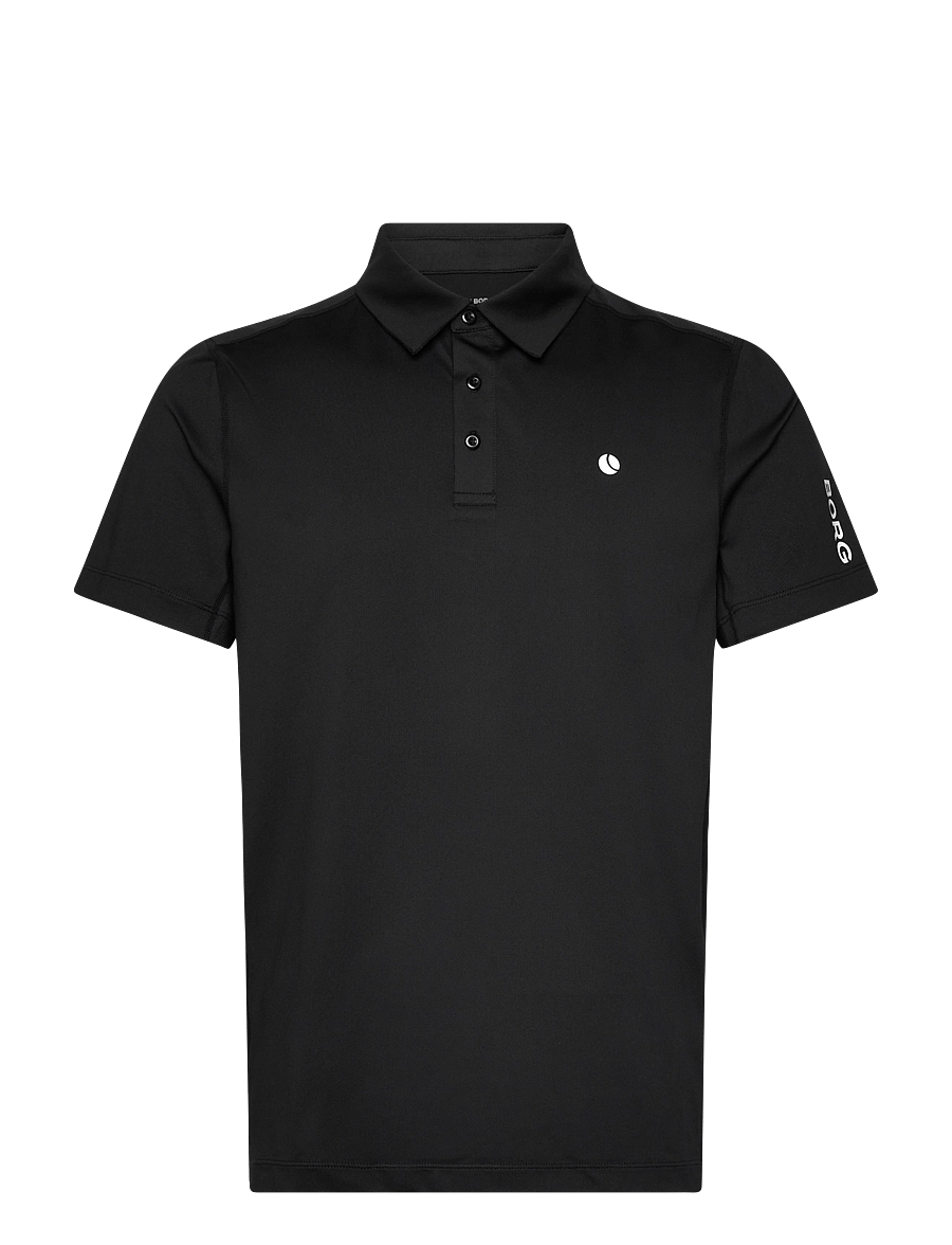 Björn Borg - ACE MESH PANEL POLO SHIRT - poloer - black beauty - 0