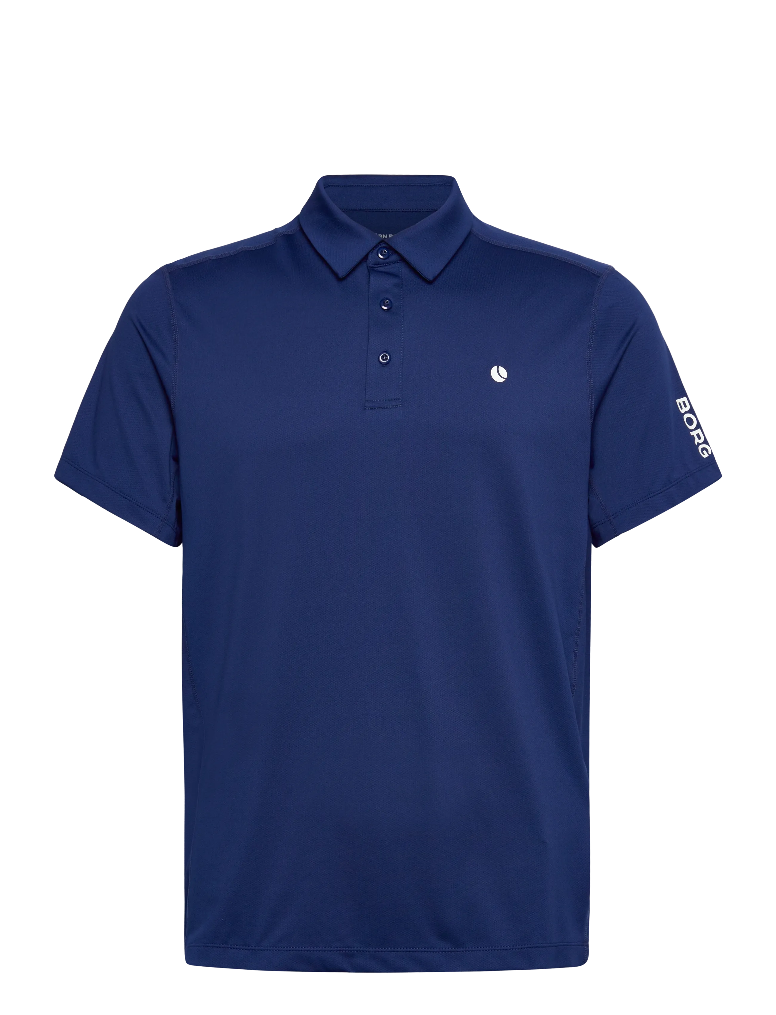 BJÖRN BORG Ace Mesh Panel Polo Shirt Navy - S - Herren