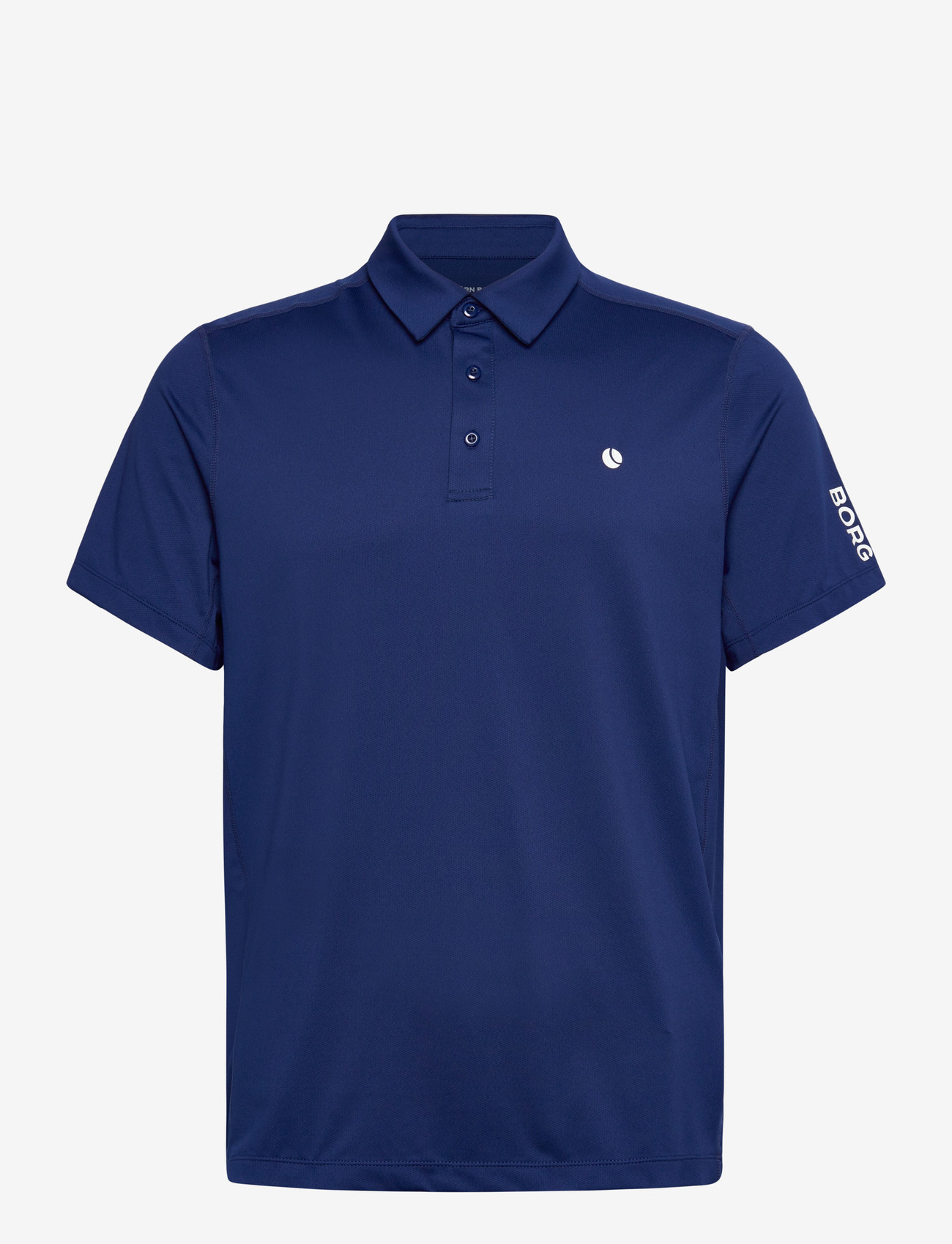 Björn Borg - ACE MESH PANEL POLO SHIRT - toppar & t-shirts - blue depths - 0