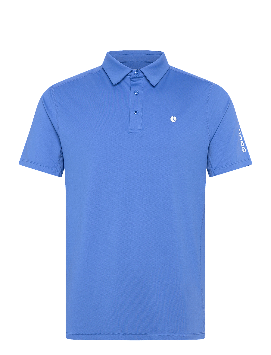 Björn Borg - ACE MESH PANEL POLO SHIRT - polosärgid - palace blue - 0