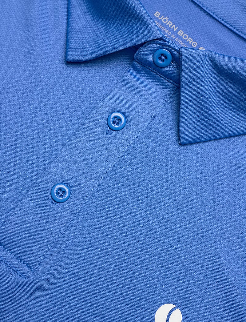 Björn Borg - ACE MESH PANEL POLO SHIRT - polo's - palace blue - 2