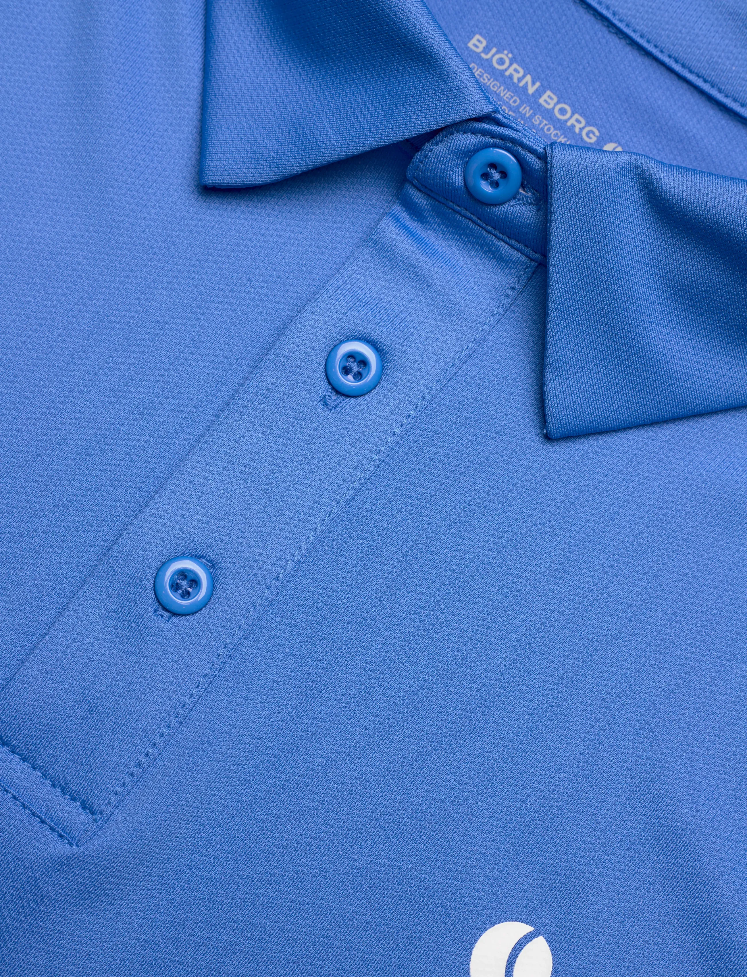 Björn Borg - ACE MESH PANEL POLO SHIRT - polosärgid - palace blue - 2