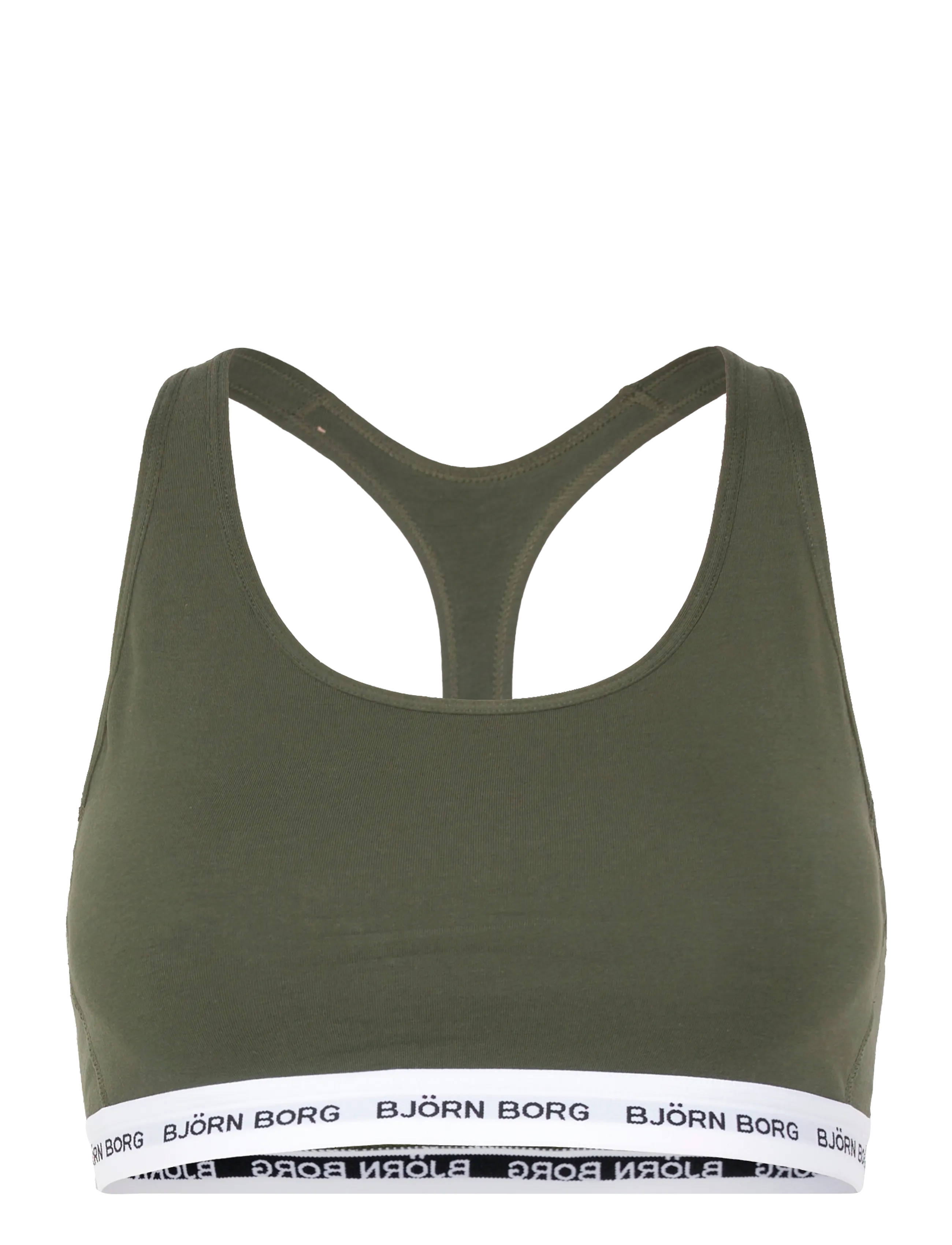 Björn Borg CORE LOGO SOFT TOP - BHs - DUFFEL BAG / khaki/green