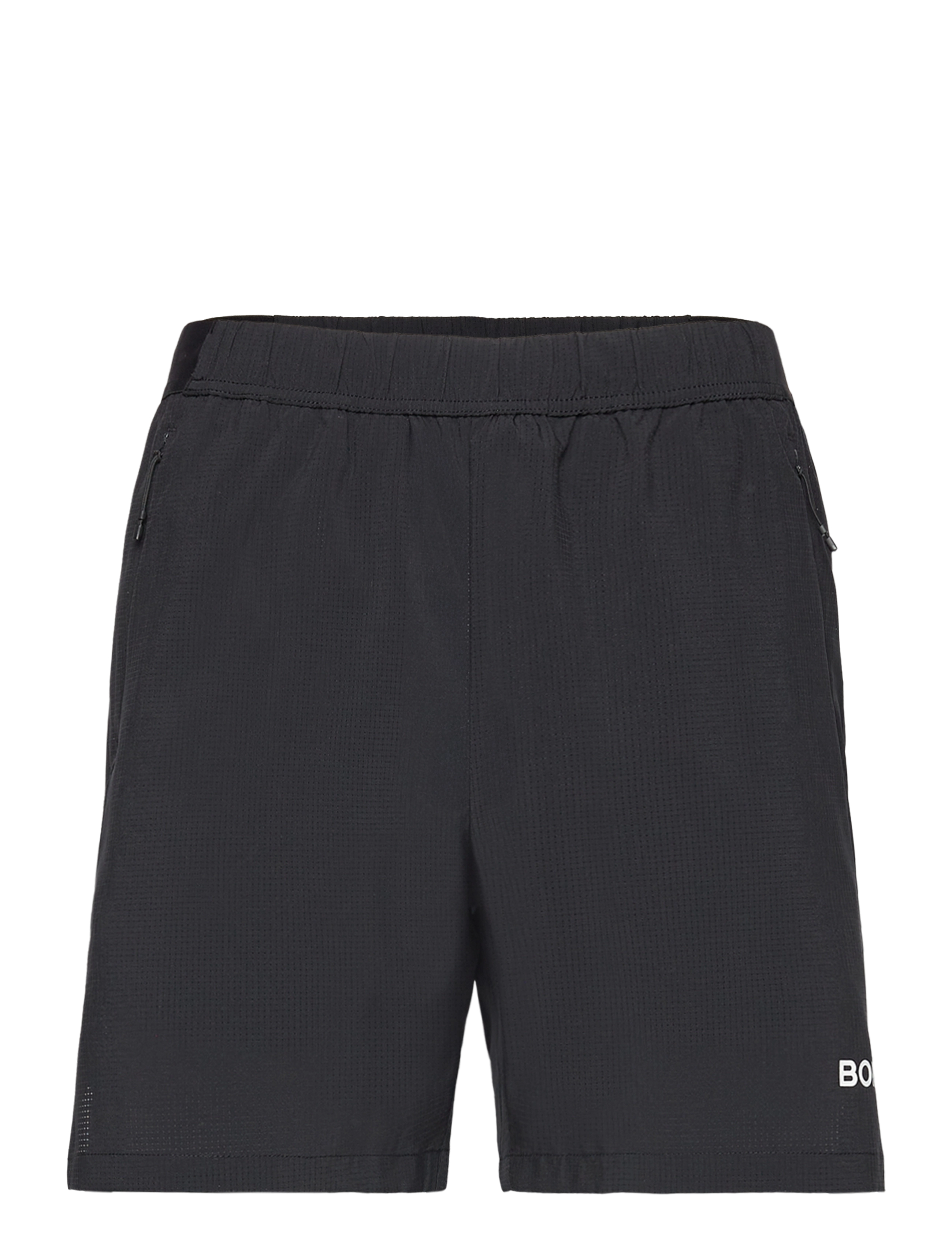 Björn Borg Borg Zip 7" Shorts, XL, Black, Sport Shorts > Sport Training Shorts, Herre