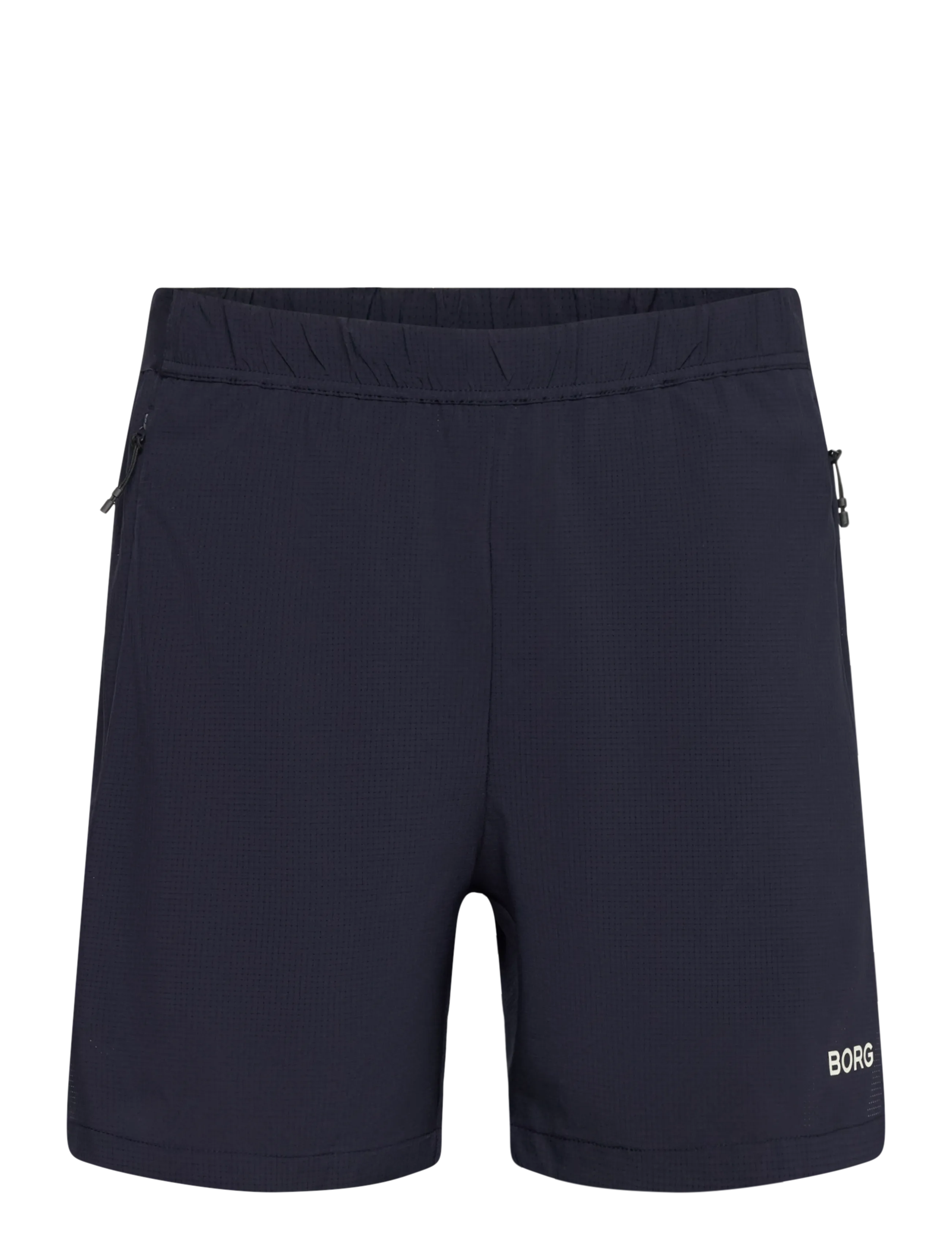 Björn Borg Borg Zip 7" Shorts, Mænd, 7 Tommer Lynlås Shorts, Navy, Str: S