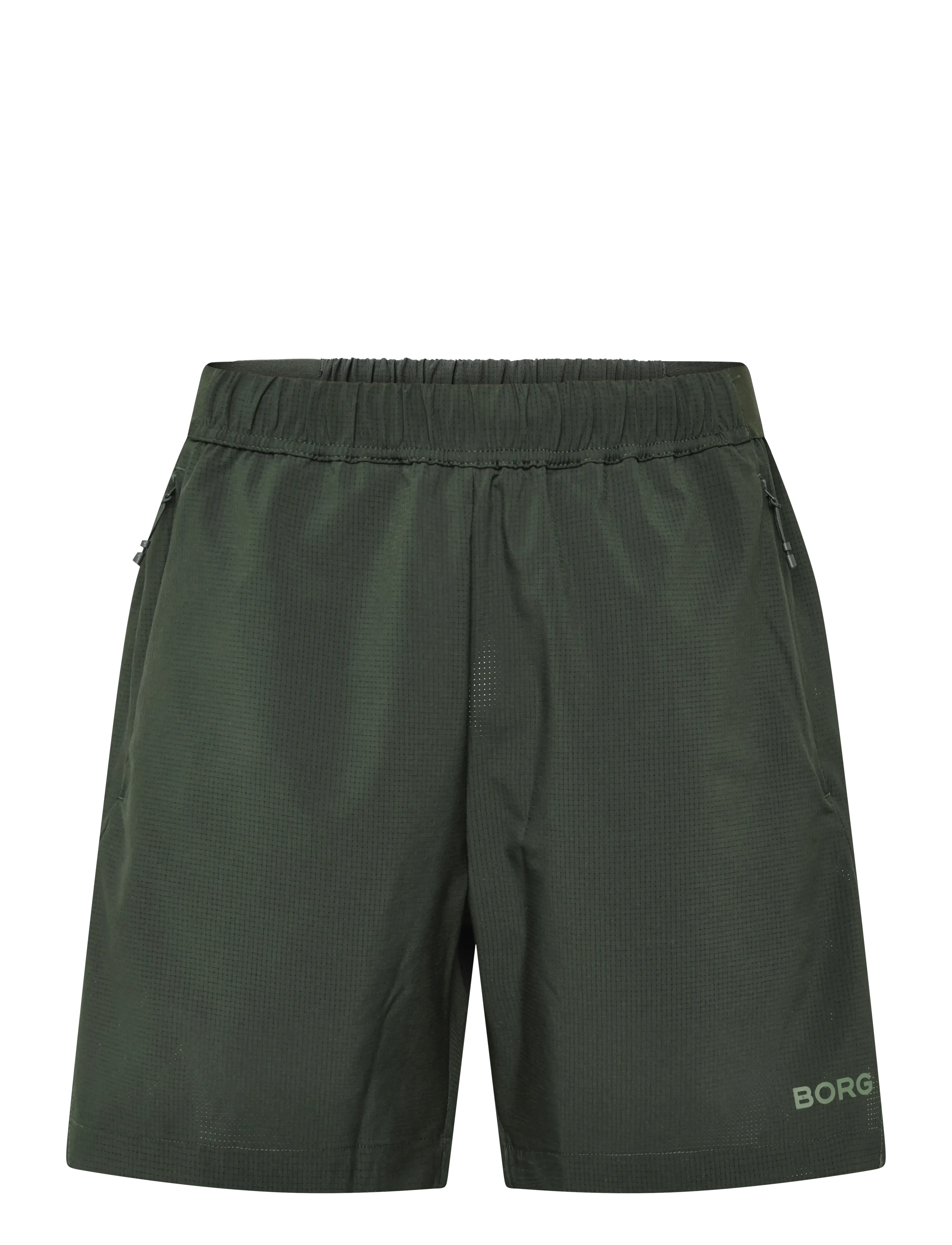 Björn Borg BORG ZIP 7" SHORTS - Kläder - ROSIN / khaki/green