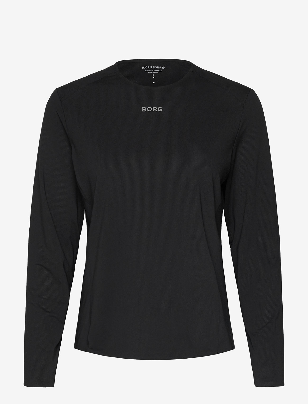 Björn Borg - BORG PERFORMANCE FEATHER LONG SLEEVE T-SHIRT - black beauty - 0