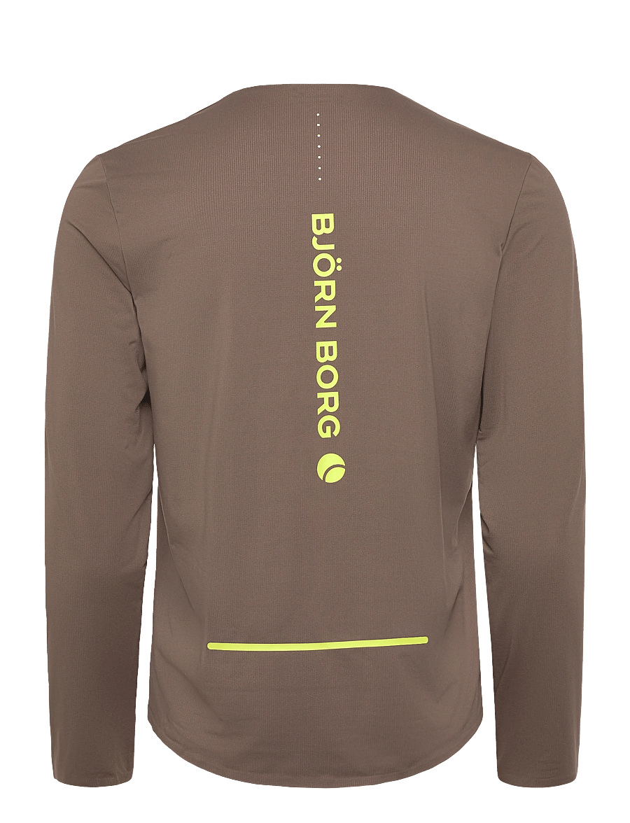 Björn Borg - BORG PERFORMANCE FEATHER LONG SLEEVE T-SHIRT - langærmede t-shirts - falcon - 1