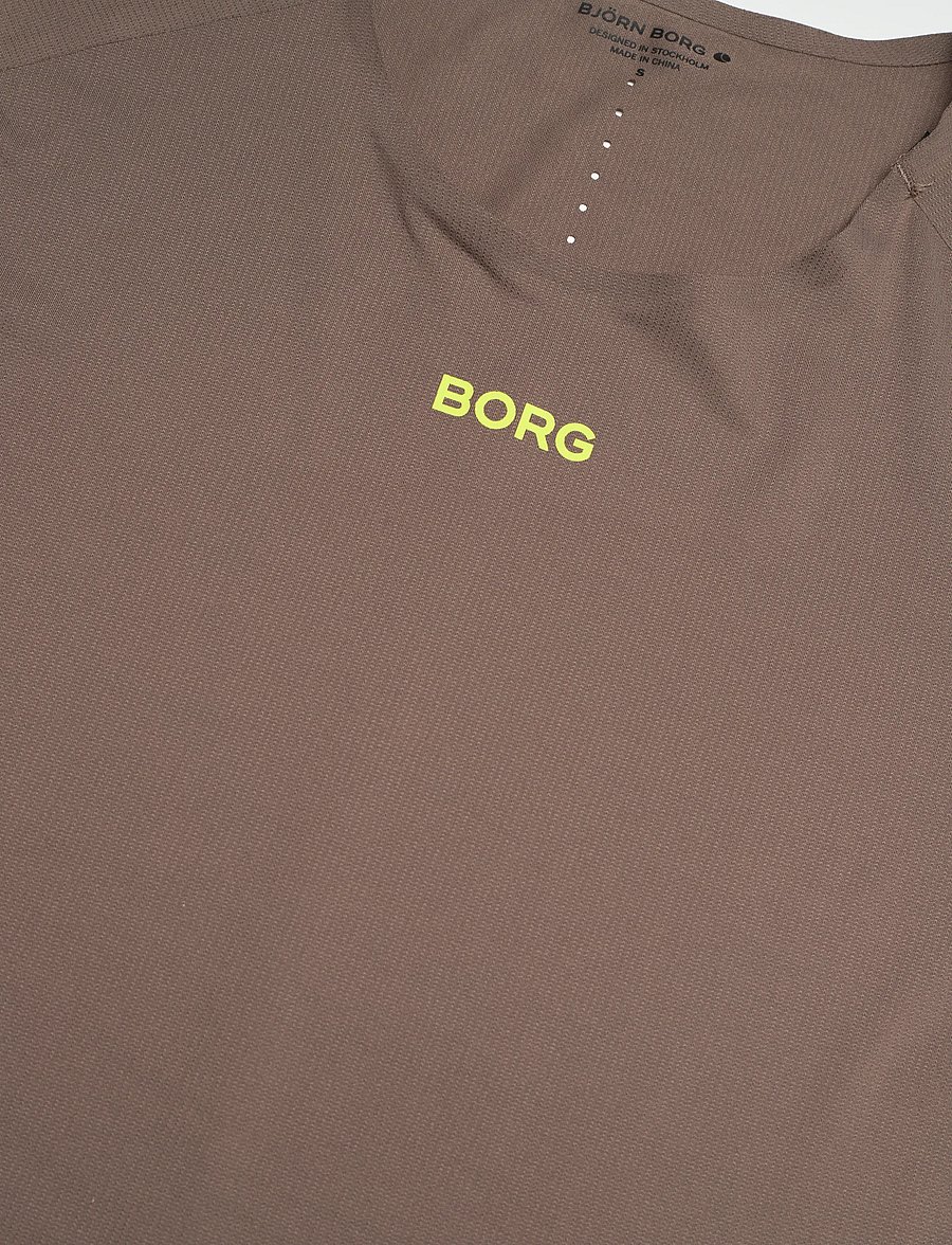 Björn Borg - BORG PERFORMANCE FEATHER LONG SLEEVE T-SHIRT - langærmede t-shirts - falcon - 2