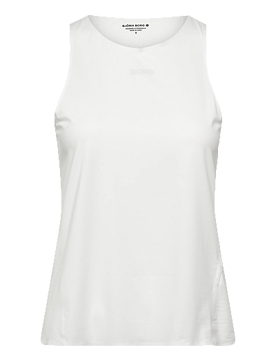 Björn Borg BORG PERFORMANCE FEATHER TANK - Toppar & T-shirts - BRILLIANT WHITE / white
