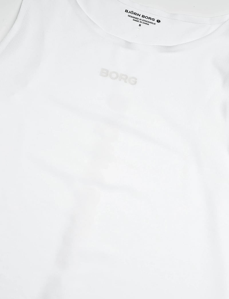 Björn Borg - BORG PERFORMANCE FEATHER TANK - Õlapaeltega pluusid - brilliant white - 2