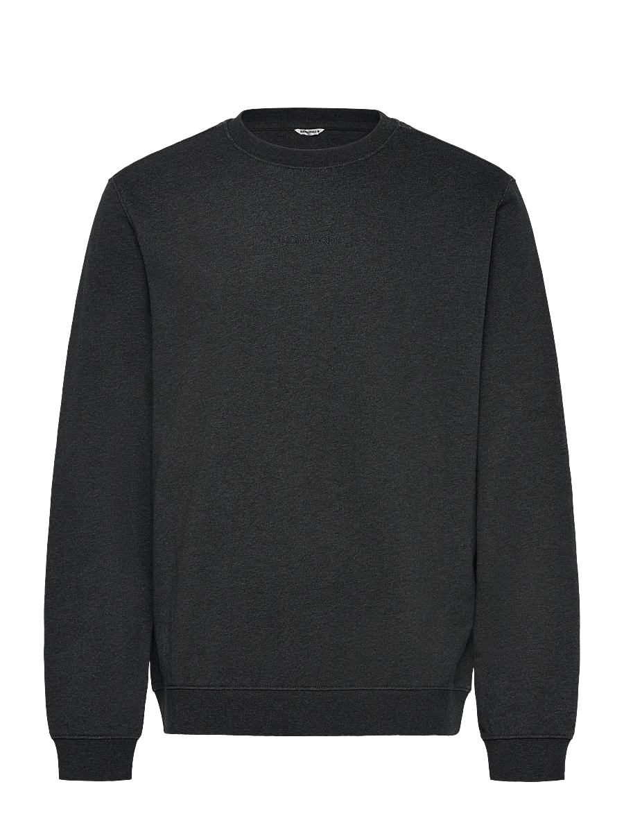 Björn Borg - BORG CLASSIC SWEATSHIRT - sweatshirts - dark gray melange - 0