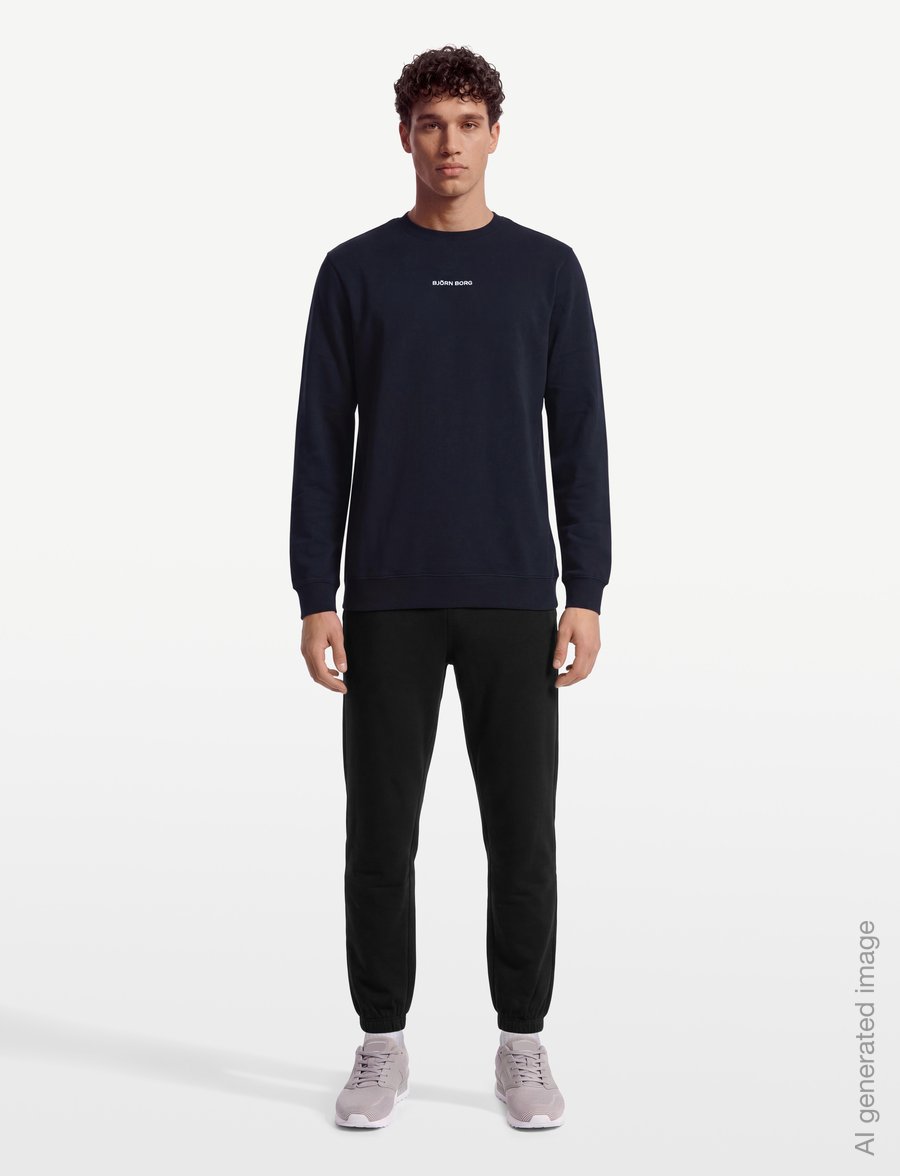 Björn Borg - BORG CLASSIC SWEATSHIRT - dressipluusid - night sky - 0