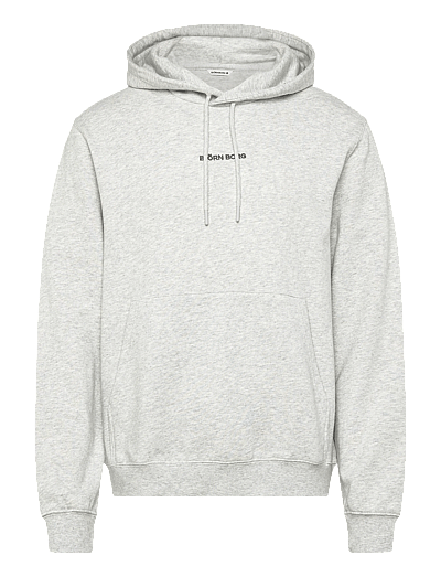 Björn Borg BORG CLASSIC HOODIE - Oberteile - ULTRA LIGHT GREY MELANGE / grey