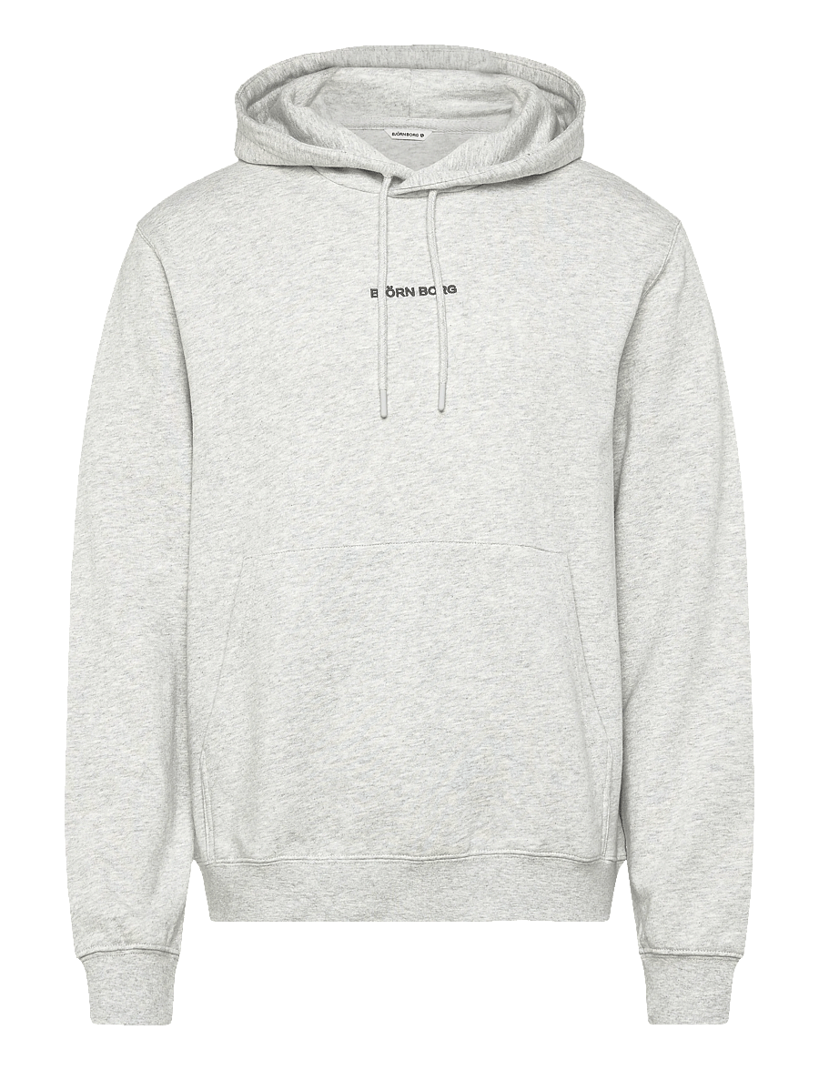 Björn Borg - BORG CLASSIC HOODIE - hoodies - ultra light grey melange - 0