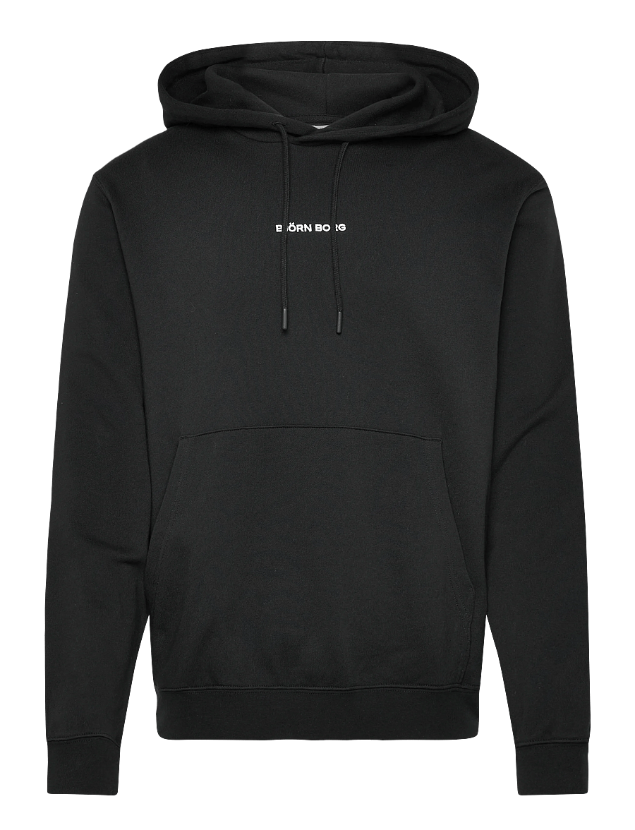 Björn Borg - BORG CLASSIC HOODIE - džemperi ar kapuci - black beauty - 0