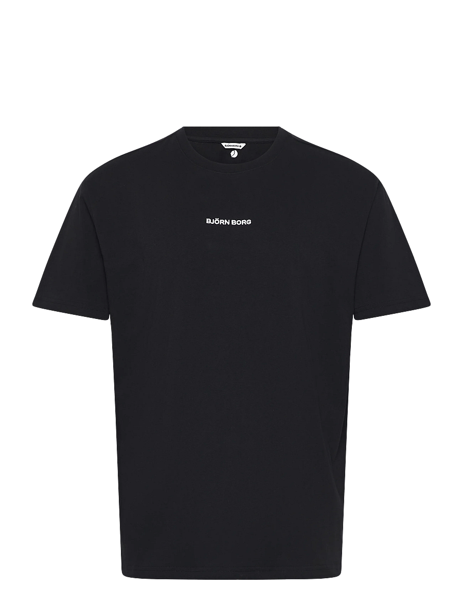 Björn Borg - BORG CLASSIC T-SHIRT - t-shirts - black beauty - 0