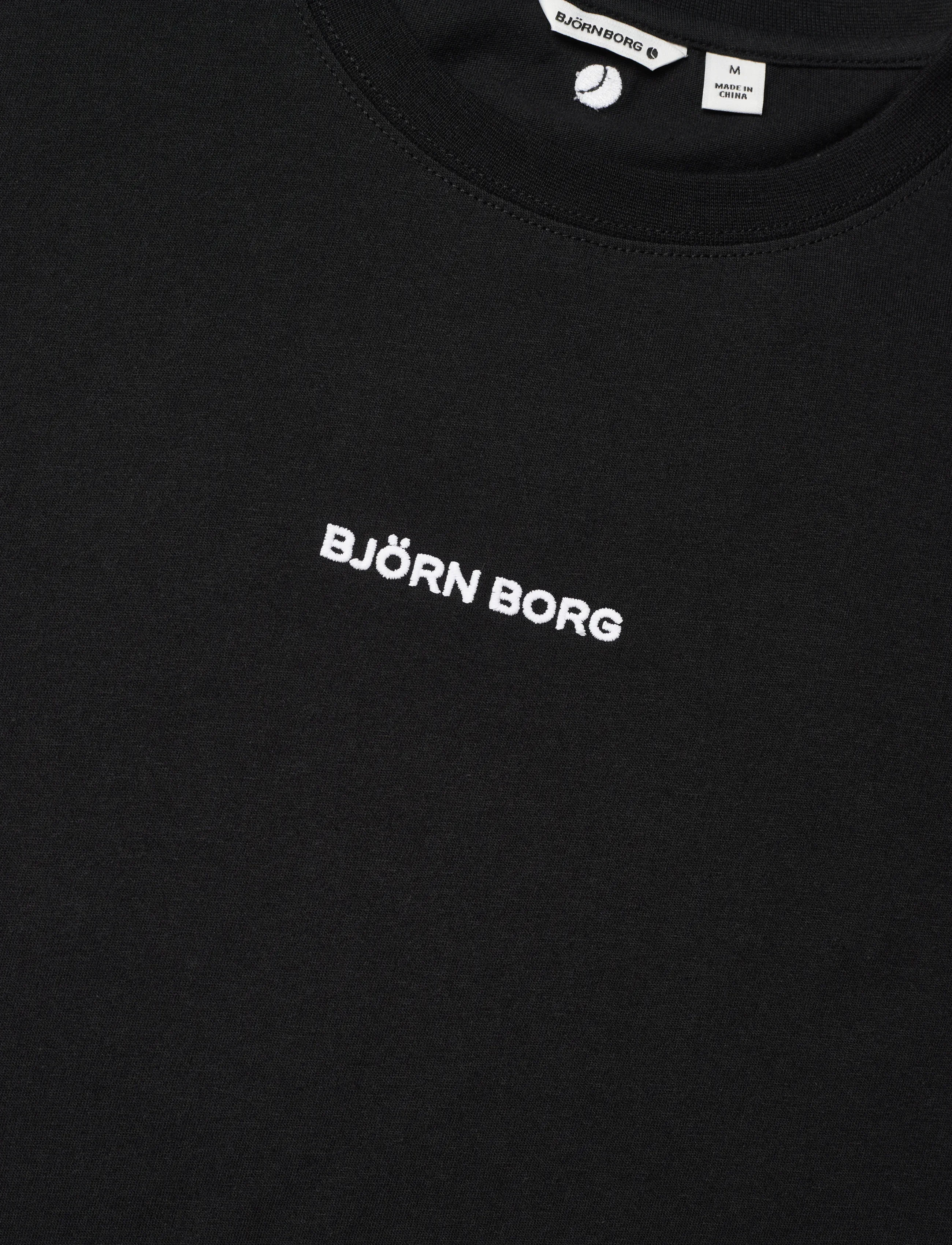 Björn Borg - BORG CLASSIC T-SHIRT - t-shirts - black beauty - 2