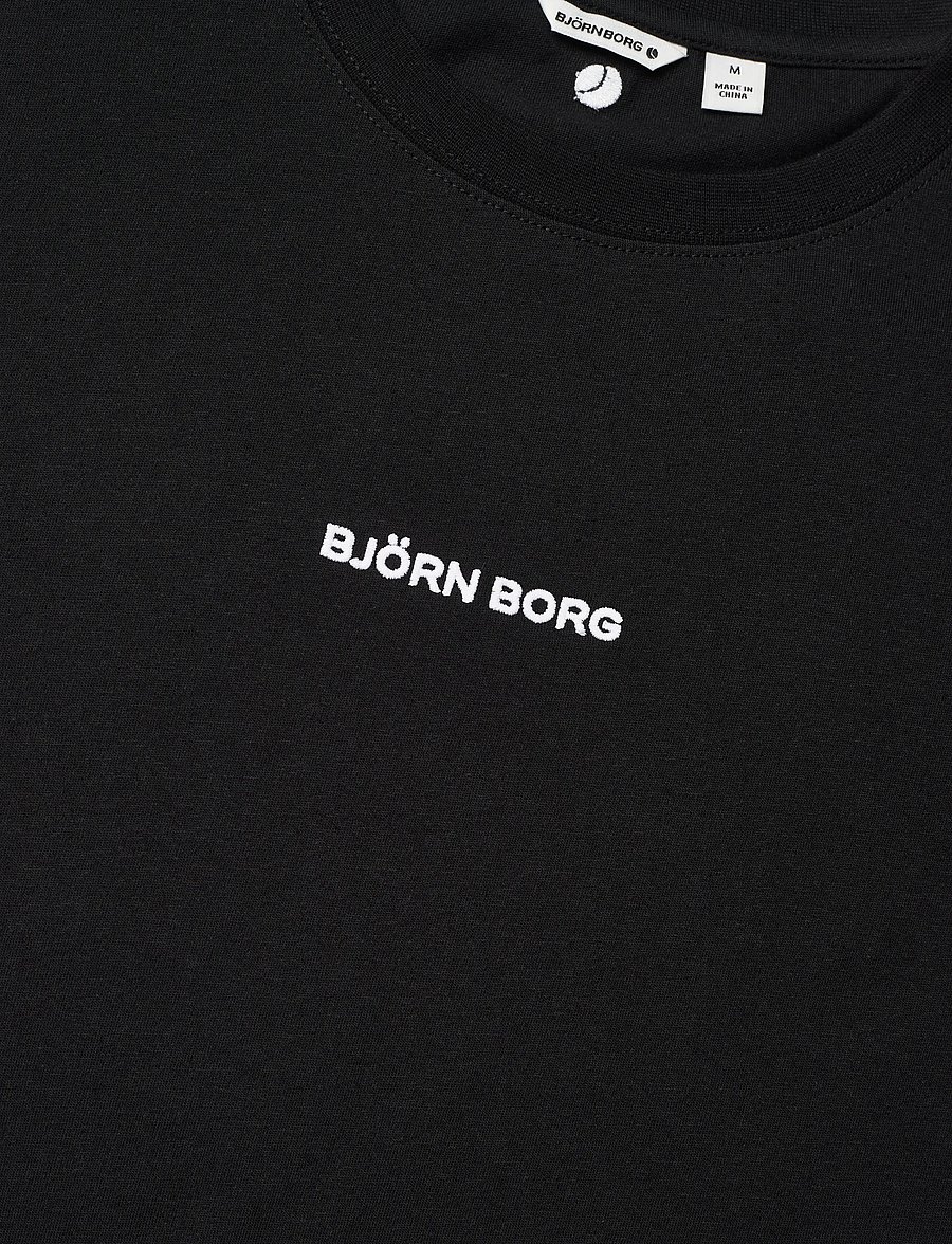 Björn Borg - BORG CLASSIC T-SHIRT - t-shirts - black beauty - 2