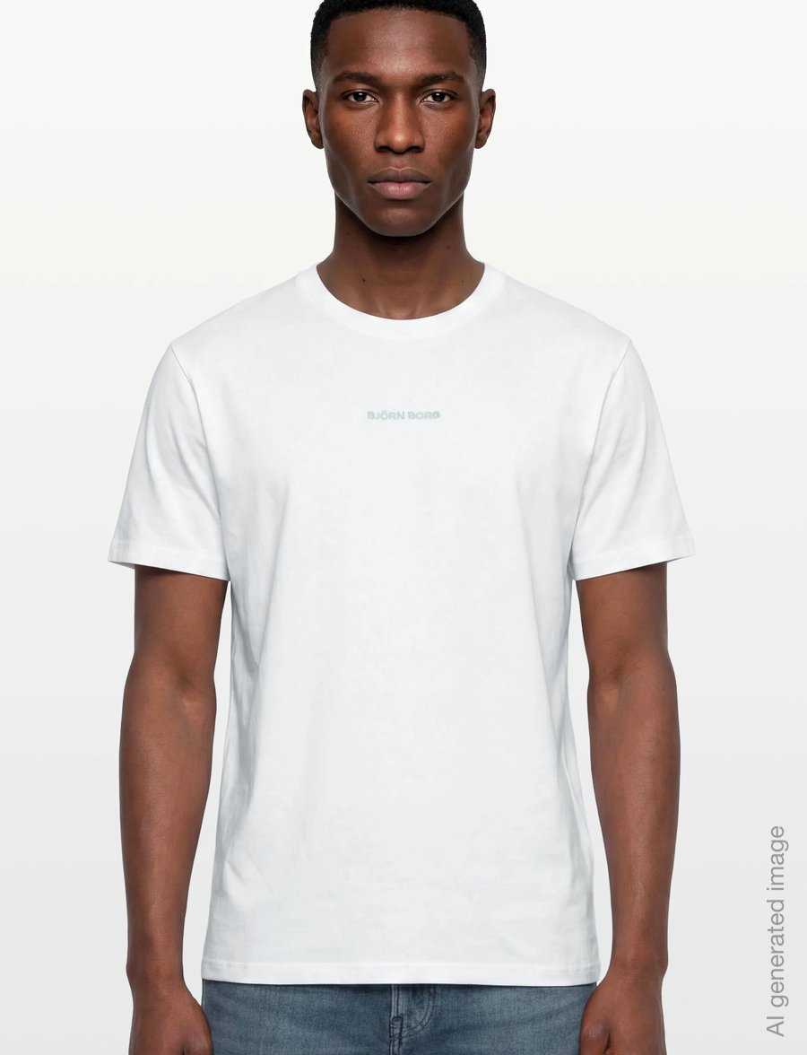 Björn Borg - BORG CLASSIC T-SHIRT - t-shirts - brilliant white - 3