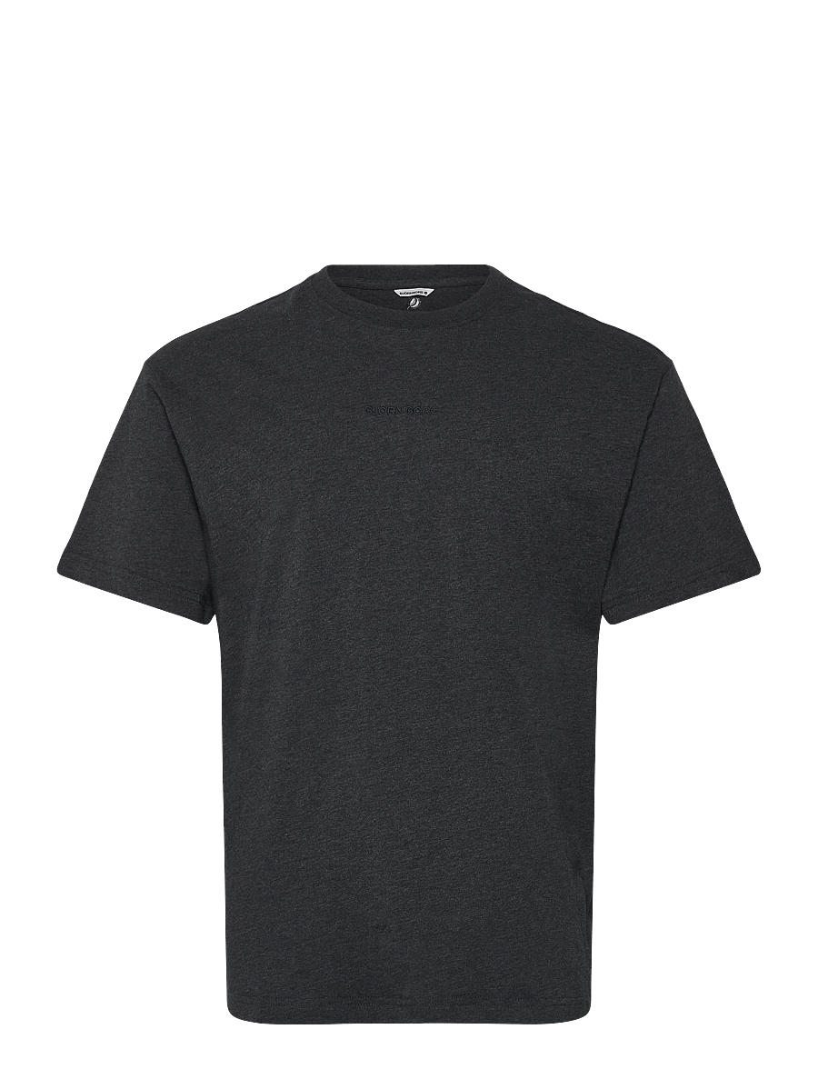 Björn Borg - BORG CLASSIC T-SHIRT - t-shirts - dark gray melange - 0