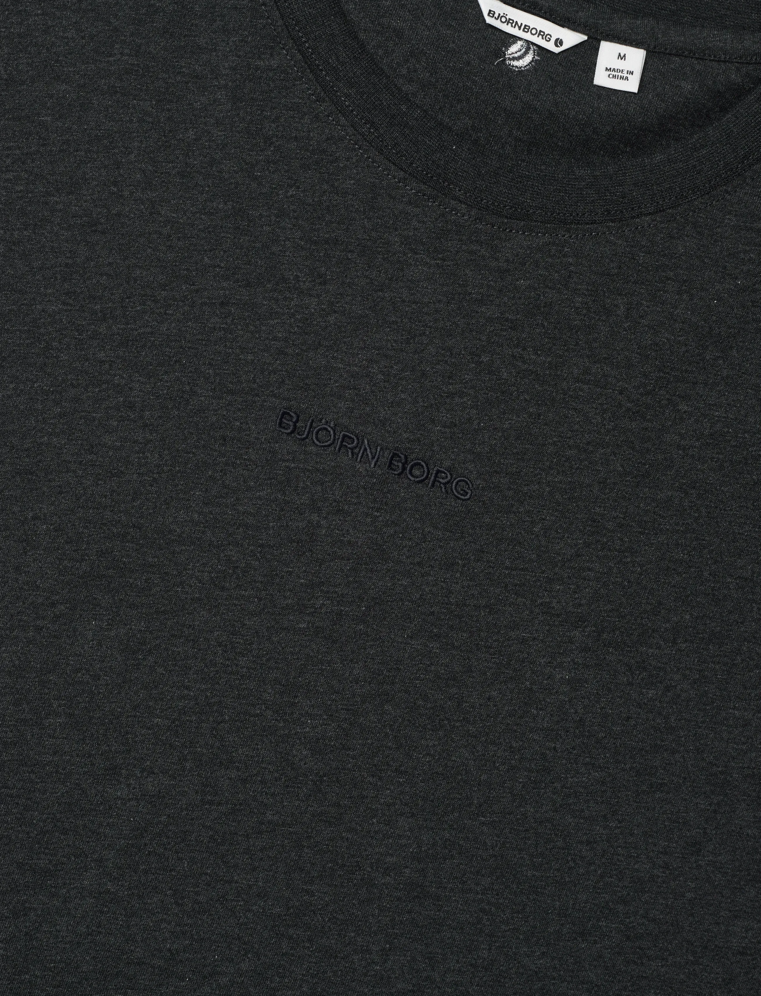 Björn Borg - BORG CLASSIC T-SHIRT - t-shirts - dark gray melange - 2